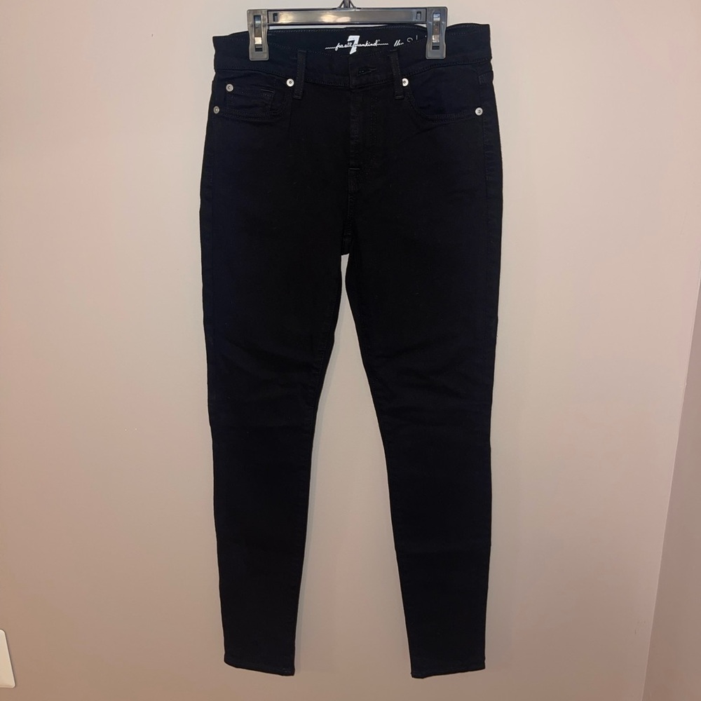 7 for all mankind black jeans